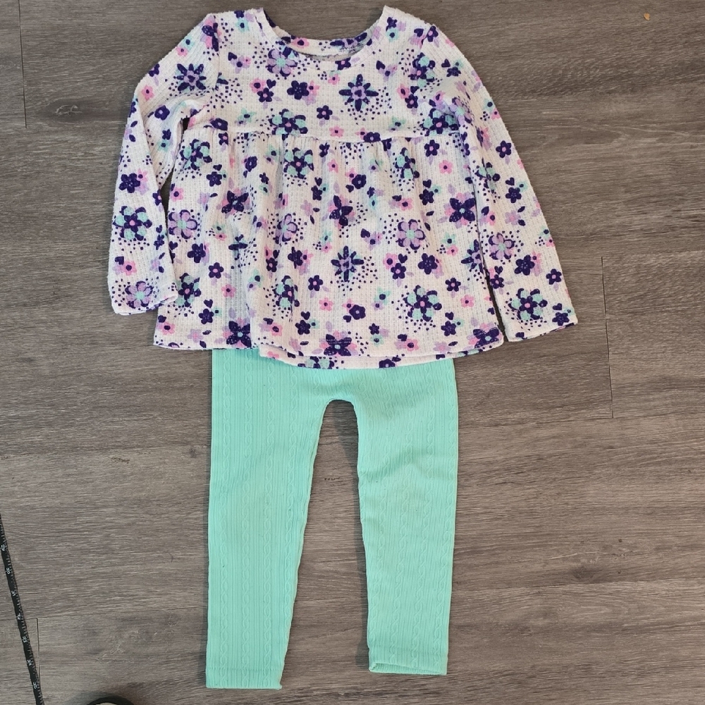 Falls Creek pastel floral knit romper - cream, purple, pink